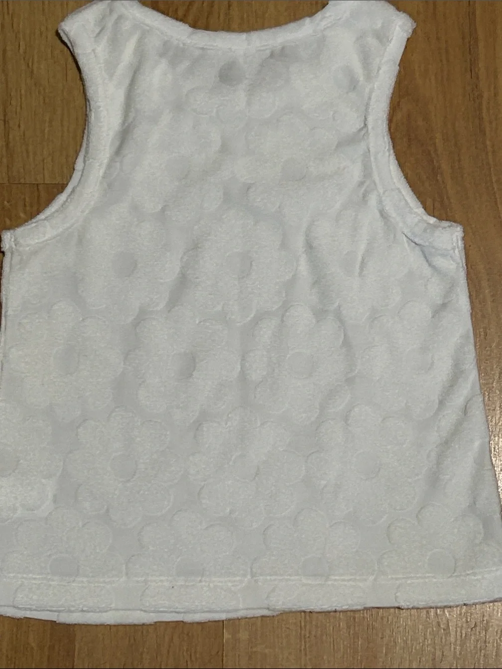 Falls Creek White Textured Terrycloth Dot Tank & Shorts Set Size 5T NWT
